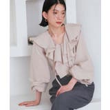 ラッフルフリルカラーブラウス | RUIRUE BOUTIQUE | 詳細画像8