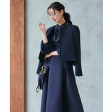 オーガンジースリーブフロントフリルブラウス | RUIRUE BOUTIQUE | 詳細画像10 