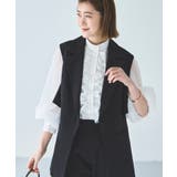 オーガンジースリーブフロントフリルブラウス | RUIRUE BOUTIQUE | 詳細画像5 