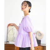 【洗える】前後2wayペプラムリボンブラウス | RUIRUE BOUTIQUE | 詳細画像13 
