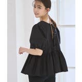 【洗える】前後2wayペプラムリボンブラウス | RUIRUE BOUTIQUE | 詳細画像17 