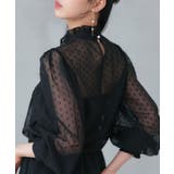 ドットシフォンピンタックブラウス | RUIRUE BOUTIQUE | 詳細画像15