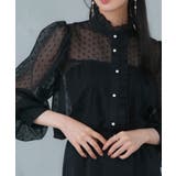 ドットシフォンピンタックブラウス | RUIRUE BOUTIQUE | 詳細画像16