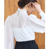 ドットシフォンピンタックブラウス | RUIRUE BOUTIQUE | 詳細画像3