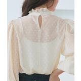 ドットシフォンピンタックブラウス | RUIRUE BOUTIQUE | 詳細画像7