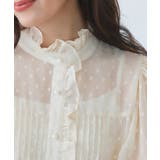 ドットシフォンピンタックブラウス | RUIRUE BOUTIQUE | 詳細画像9