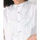 レース切り替えウイングカラーブラウス | RUIRUE BOUTIQUE | 詳細画像4