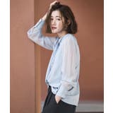 レース切り替えウイングカラーブラウス | RUIRUE BOUTIQUE | 詳細画像7