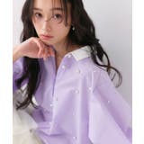 パールドットクロップドシャツ | RUIRUE BOUTIQUE | 詳細画像3