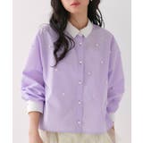 パールドットクロップドシャツ | RUIRUE BOUTIQUE | 詳細画像4