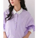 パールドットクロップドシャツ | RUIRUE BOUTIQUE | 詳細画像6