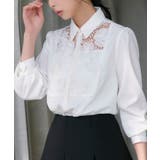 フラワーモチーフブラウス | RUIRUE BOUTIQUE | 詳細画像6 