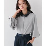 洗える配色レースカラーブラウス | RUIRUE BOUTIQUE | 詳細画像8