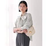 【洗える】タック&リボンシャツブラウス | RUIRUE BOUTIQUE | 詳細画像12