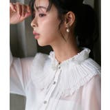プリーツカラーブラウス | RUIRUE BOUTIQUE | 詳細画像4 