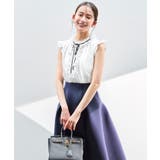 フリルカラー×グログランリボンパールブラウス | RUIRUE BOUTIQUE | 詳細画像2