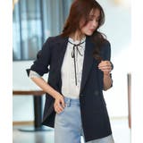 フリルカラー×グログランリボンパールブラウス | RUIRUE BOUTIQUE | 詳細画像9