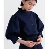 洗える フリルスタンドカラー・オーバーブラウス | RUIRUE BOUTIQUE | 詳細画像21