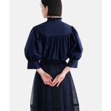 洗える フリルスタンドカラー・オーバーブラウス | RUIRUE BOUTIQUE | 詳細画像23