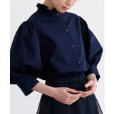 洗える フリルスタンドカラー・オーバーブラウス | RUIRUE BOUTIQUE | 詳細画像35
