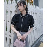 【洗える】ビジューボタン・レイヤーフリル ドレスブラウス | RUIRUE BOUTIQUE | 詳細画像17