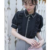 【洗える】ビジューボタン・レイヤーフリル ドレスブラウス | RUIRUE BOUTIQUE | 詳細画像19