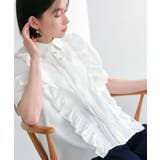 【洗える】ビジューボタン・レイヤーフリル ドレスブラウス | RUIRUE BOUTIQUE | 詳細画像2