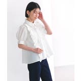 【洗える】ビジューボタン・レイヤーフリル ドレスブラウス | RUIRUE BOUTIQUE | 詳細画像8