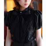 2WAYリボンフラワーモチーフレースブラウス | RUIRUE BOUTIQUE | 詳細画像12 