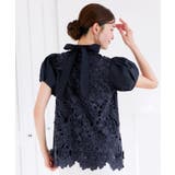 2WAYリボンフラワーモチーフレースブラウス | RUIRUE BOUTIQUE | 詳細画像18 