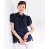 2WAYリボンフラワーモチーフレースブラウス | RUIRUE BOUTIQUE | 詳細画像19 