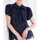 2WAYリボンフラワーモチーフレースブラウス | RUIRUE BOUTIQUE | 詳細画像22 