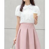 2WAYリボンフラワーモチーフレースブラウス | RUIRUE BOUTIQUE | 詳細画像6 