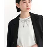 【洗える】ドレスTシャツ(ビジューリボン) | RUIRUE BOUTIQUE | 詳細画像10