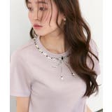 【洗える】ドレスTシャツ(ビジューリボン) | RUIRUE BOUTIQUE | 詳細画像16