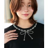 【洗える】ドレスTシャツ(ビジューリボン) | RUIRUE BOUTIQUE | 詳細画像18
