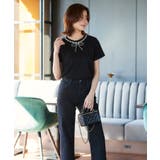 【洗える】ドレスTシャツ(ビジューリボン) | RUIRUE BOUTIQUE | 詳細画像20