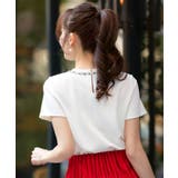 【洗える】ドレスTシャツ(ビジューリボン) | RUIRUE BOUTIQUE | 詳細画像4