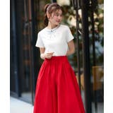 【洗える】ドレスTシャツ(ビジューリボン) | RUIRUE BOUTIQUE | 詳細画像8