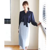ネイビー(NE) | ボウタイブラウス | RUIRUE BOUTIQUE