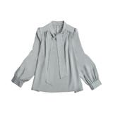 グレーカーキ(PKH) | ボウタイブラウス | RUIRUE BOUTIQUE