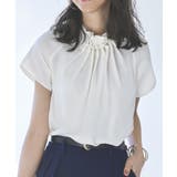 ウエーブタックパールブラウス | RUIRUE BOUTIQUE | 詳細画像1