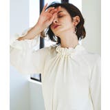 ウエーブタックパールブラウス | RUIRUE BOUTIQUE | 詳細画像4