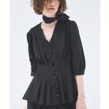 ウエストタックブラウス | RUIRUE BOUTIQUE | 詳細画像1
