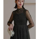ラメチュールメロウワンピースドレス | RUIRUE BOUTIQUE | 詳細画像18