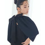 構築スリーブマーメイドシルエットロングワンピ | RUIRUE BOUTIQUE | 詳細画像2