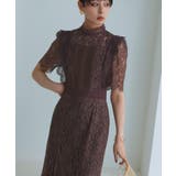バックリボンフレアーレースワンピース | RUIRUE BOUTIQUE | 詳細画像11