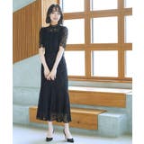 バックリボンフレアーレースワンピース | RUIRUE BOUTIQUE | 詳細画像2