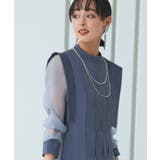 シアースリーブプリーツロングワンピース | RUIRUE BOUTIQUE | 詳細画像12