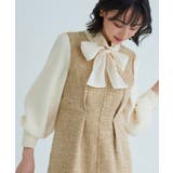ミックスツイードコンビ・ロングナローワンピースドレス | RUIRUE BOUTIQUE | 詳細画像10